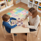 Wooden Tic-Tac-Toe Board Game