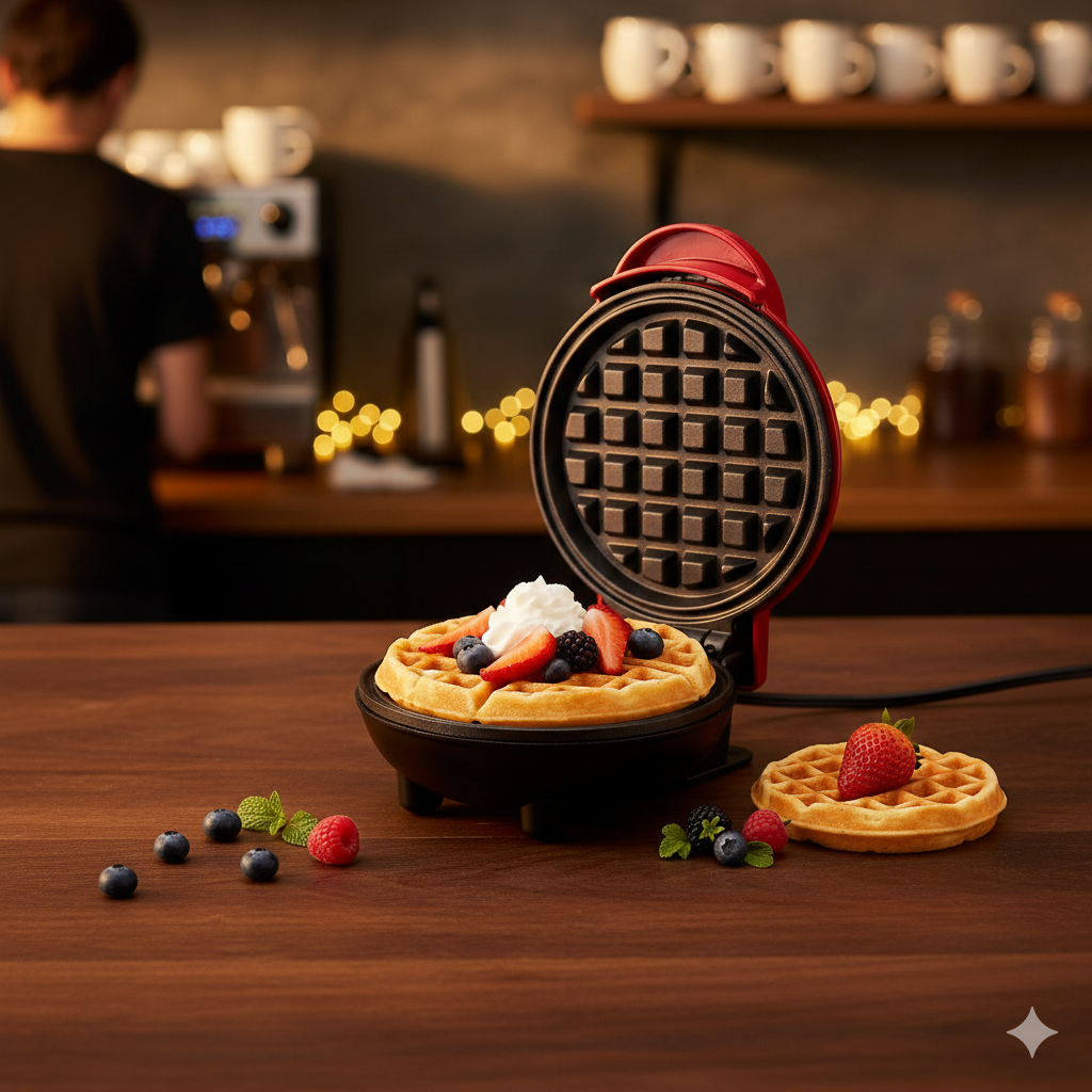 Mini Waffle Maker Machine