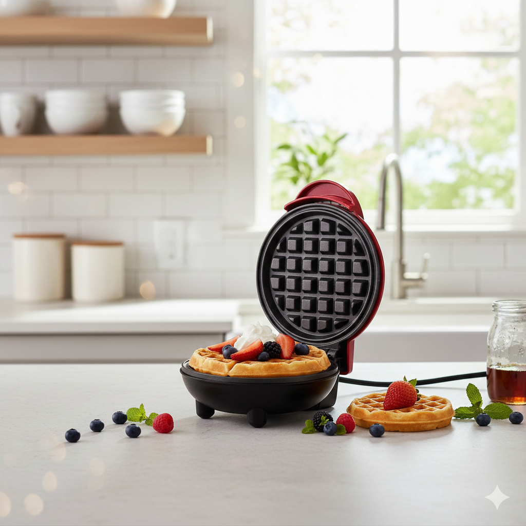 Mini Waffle Maker Machine