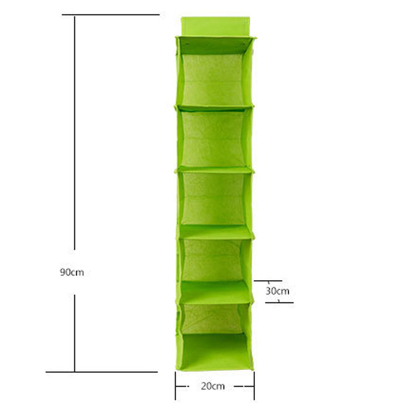 5 Shelf Wardrobe Hanging Organizer Section