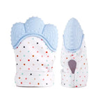 BABY SILICONE TEETHING MITTEN GLOVES
