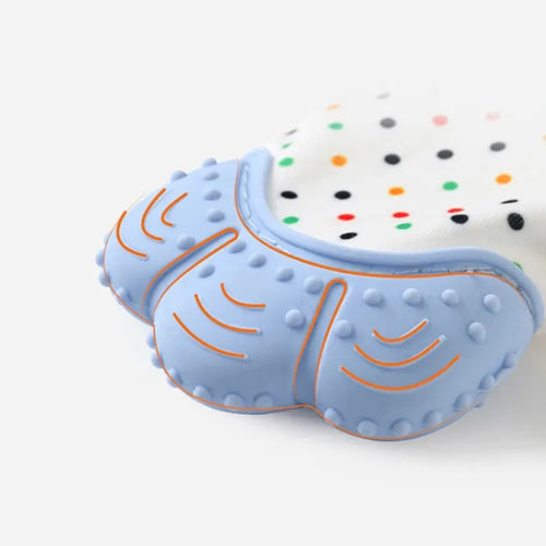 BABY SILICONE TEETHING MITTEN GLOVES
