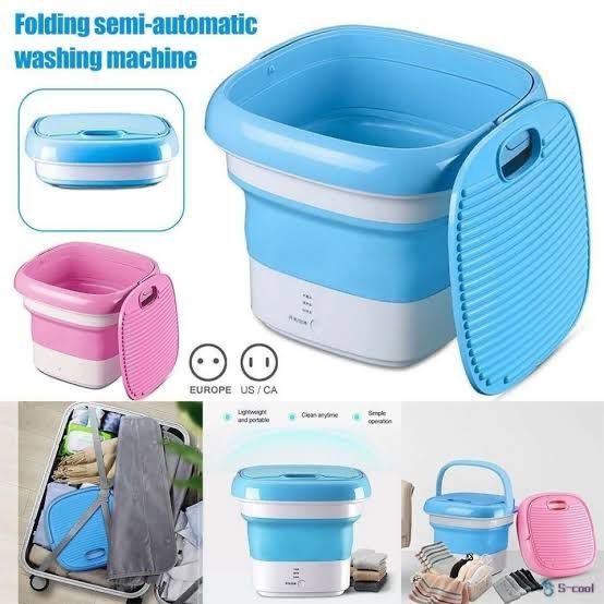 Imported Foldable Mini Washing Machine