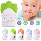 BABY SILICONE TEETHING MITTEN GLOVES