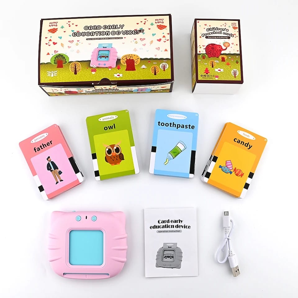 Audible Flash cards Reading Machine Toy