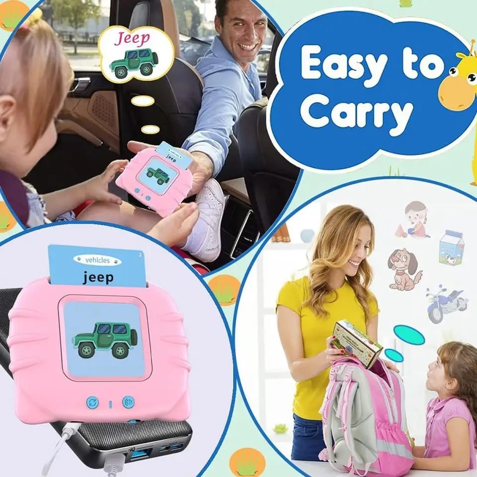 Audible Flash cards Reading Machine Toy