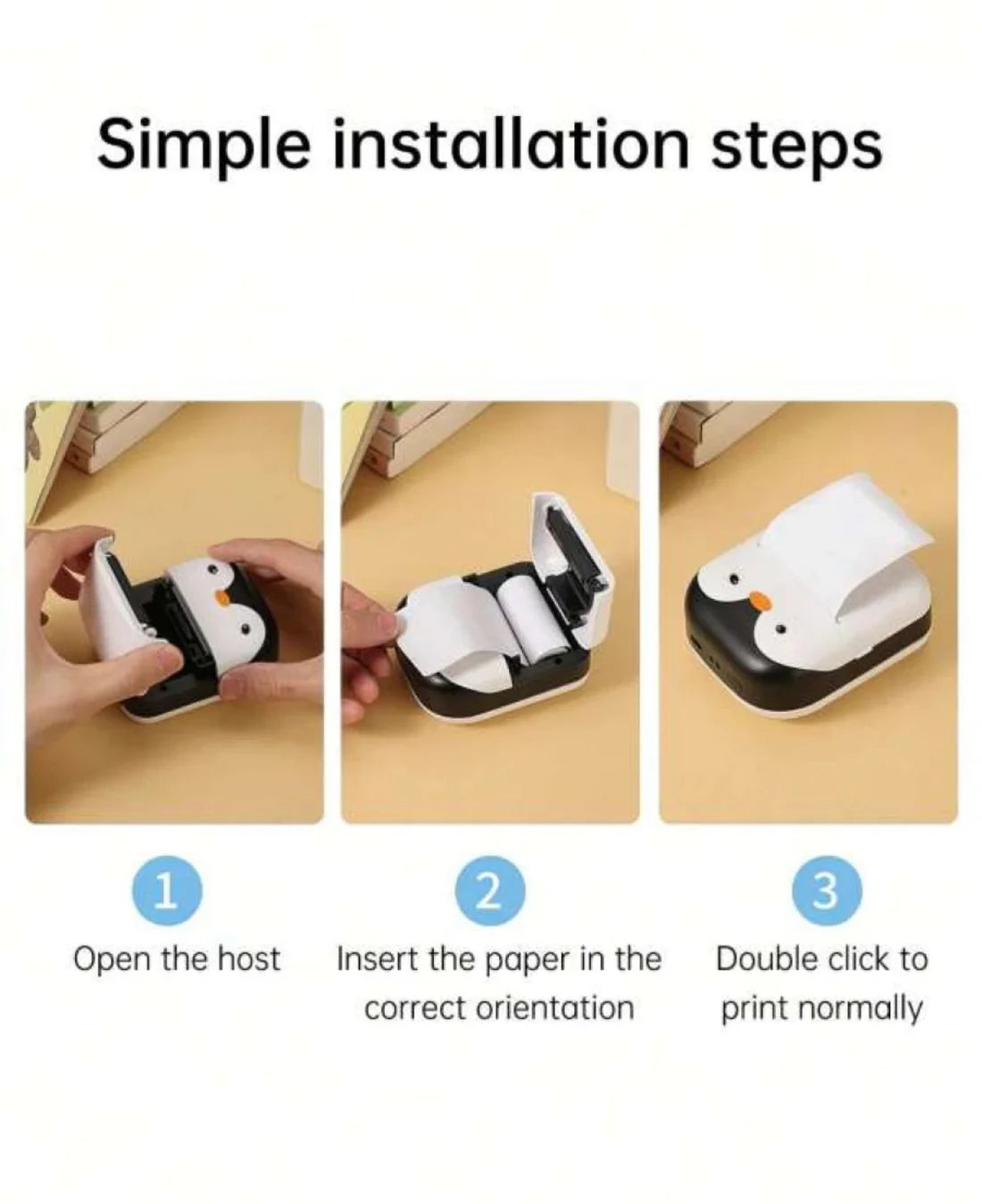 Penguin Design Mini Printer