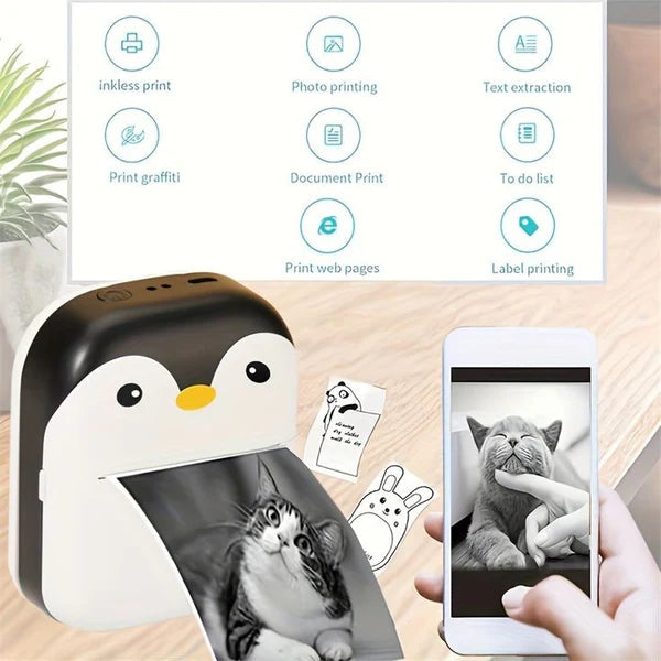 Penguin Design Mini Printer