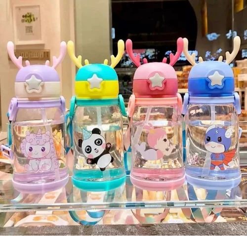 Adorable Reindeer Water Bottle for Kids 600ml