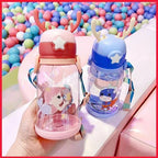 Adorable Reindeer Water Bottle for Kids 600ml