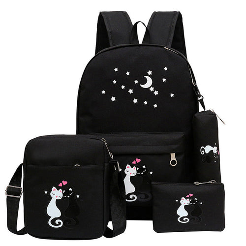 4 Piece School Bag Set
