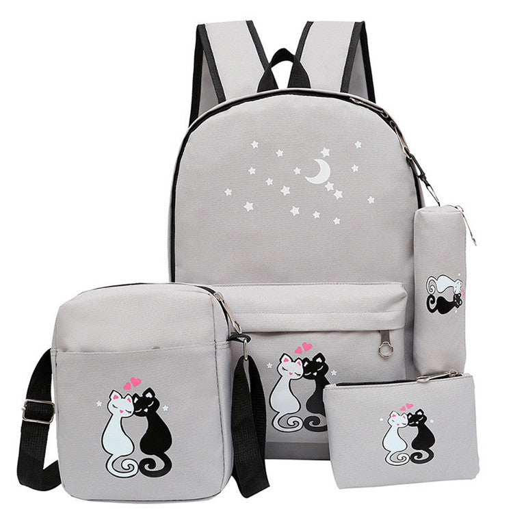 4 Piece School Bag Set