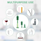 3-In-1 Silicone Baby Bottle Cleaning Brush Set