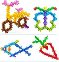 32 pcs Snowflakes Toy Building Blocks