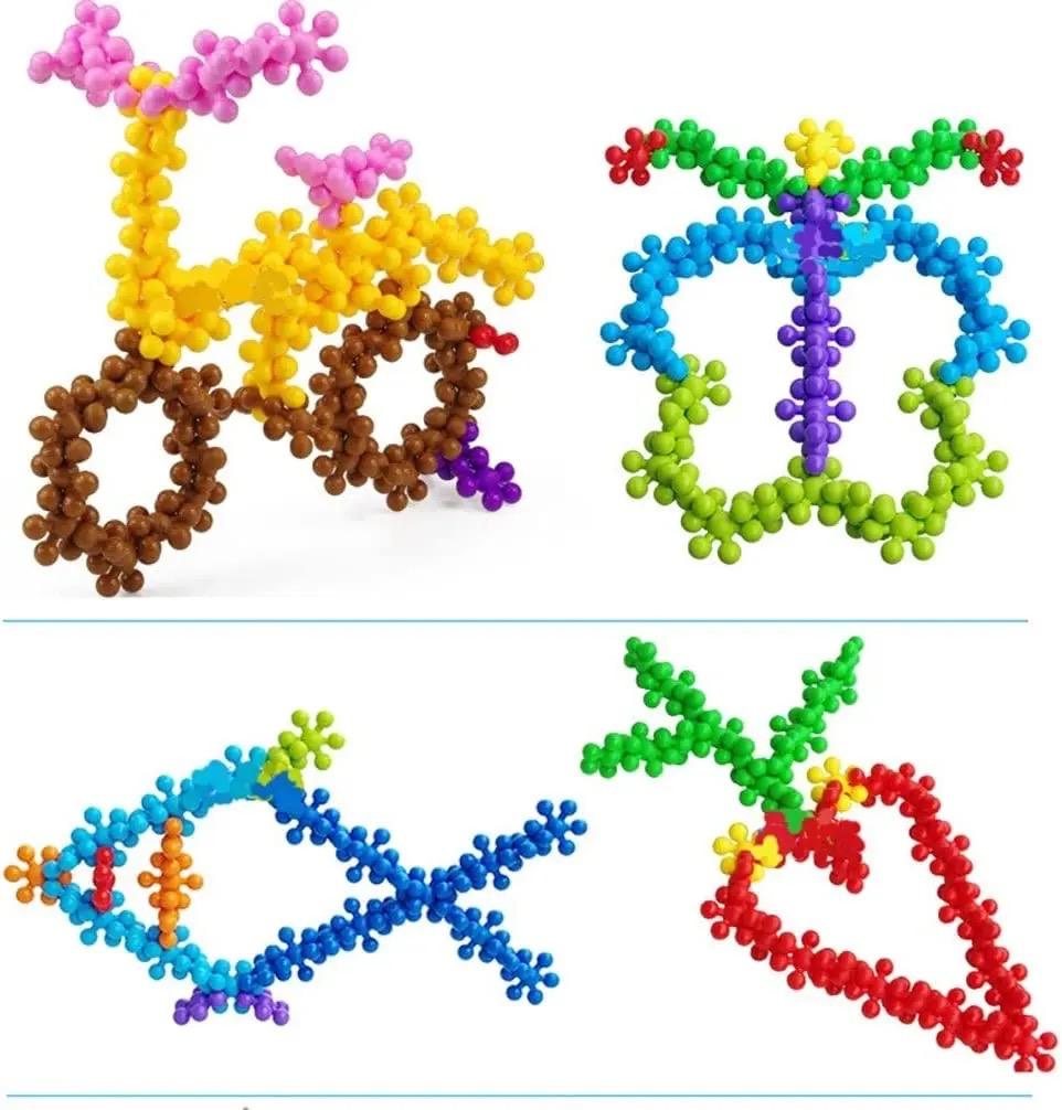 32 pcs Snowflakes Toy Building Blocks