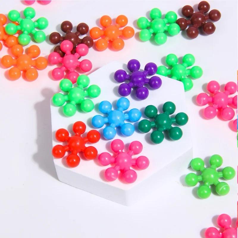 32 pcs Snowflakes Toy Building Blocks