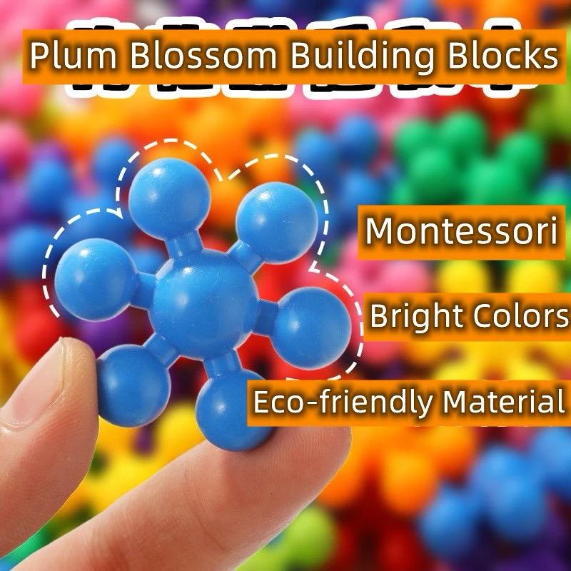 32 pcs Snowflakes Toy Building Blocks