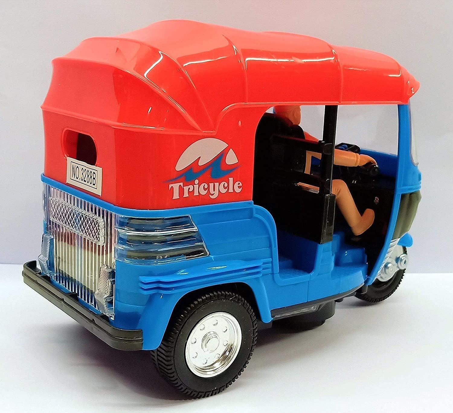 Musical Electric Tricycle Rickshaw Toy