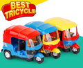 Musical Electric Tricycle Rickshaw Toy