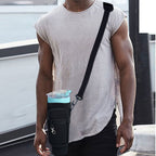 Water Bottle Carrier Bag with Phone Pocket 1200ml