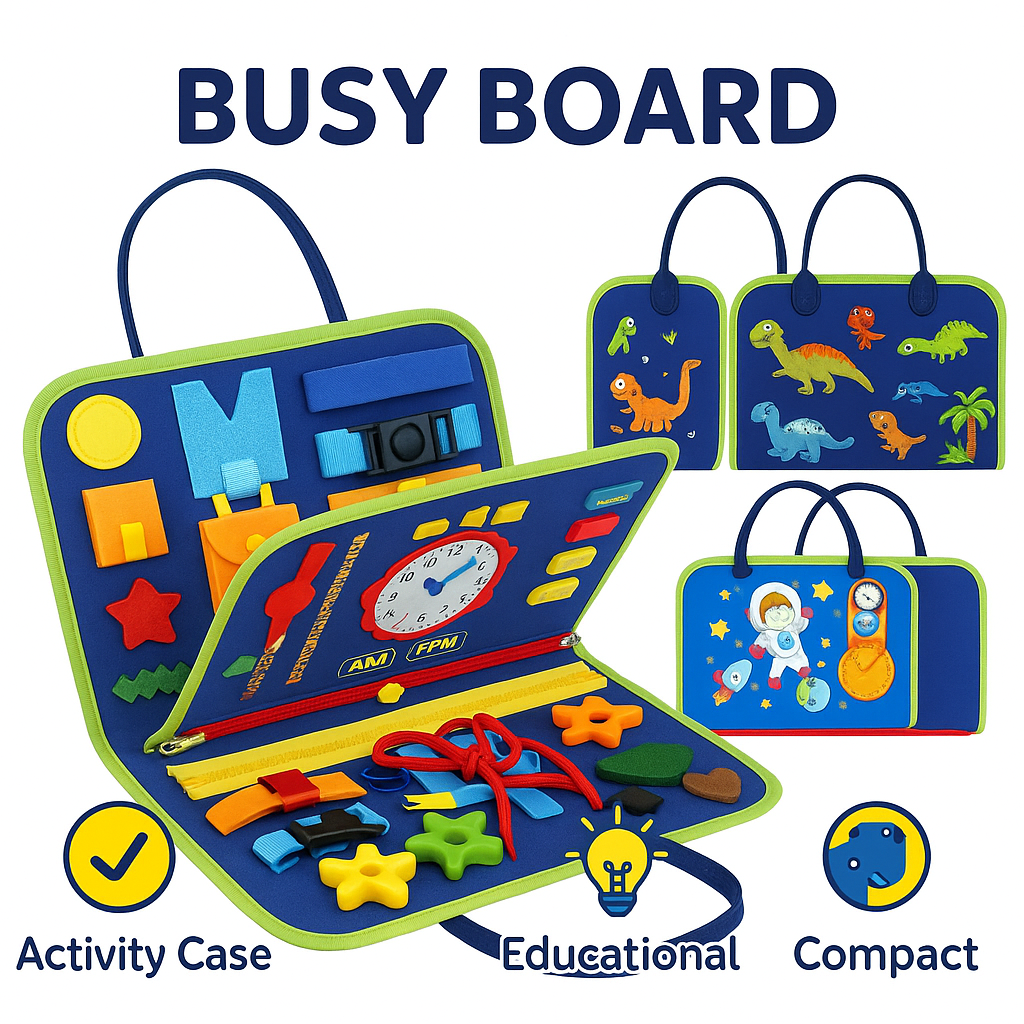 Kidoo Montessori Busy Book For Toddlers