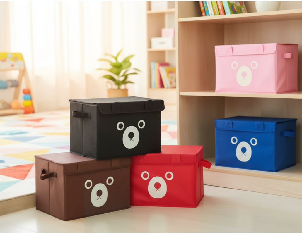 Bear Storage Box For Clothes