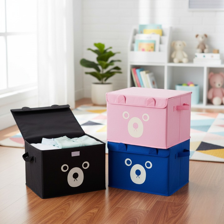 Bear Storage Box For Clothes