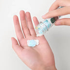 100 Pieces Disposable Flower Paper Soap with Portable Tube
