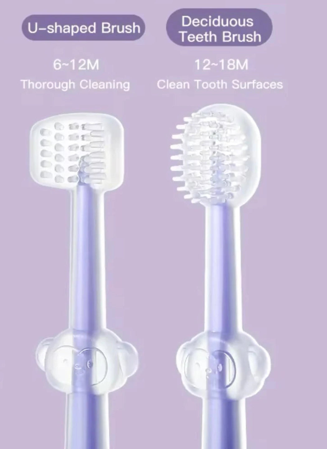 Silicon tooth brush for baby & toddlers