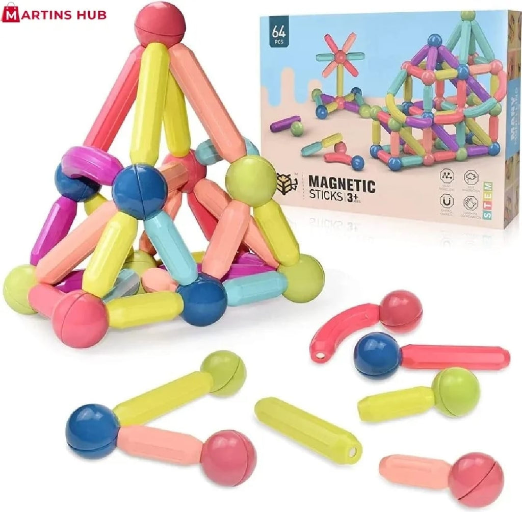 Magnetic Building Blocks Toys- 36 PCS