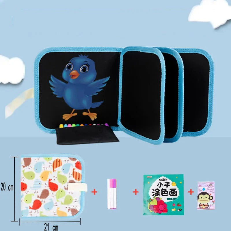 Erasable Doodle Magic Blackboard Book