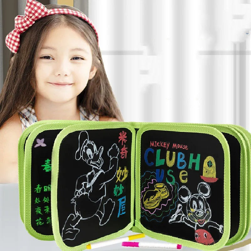 Erasable Doodle Magic Blackboard Book