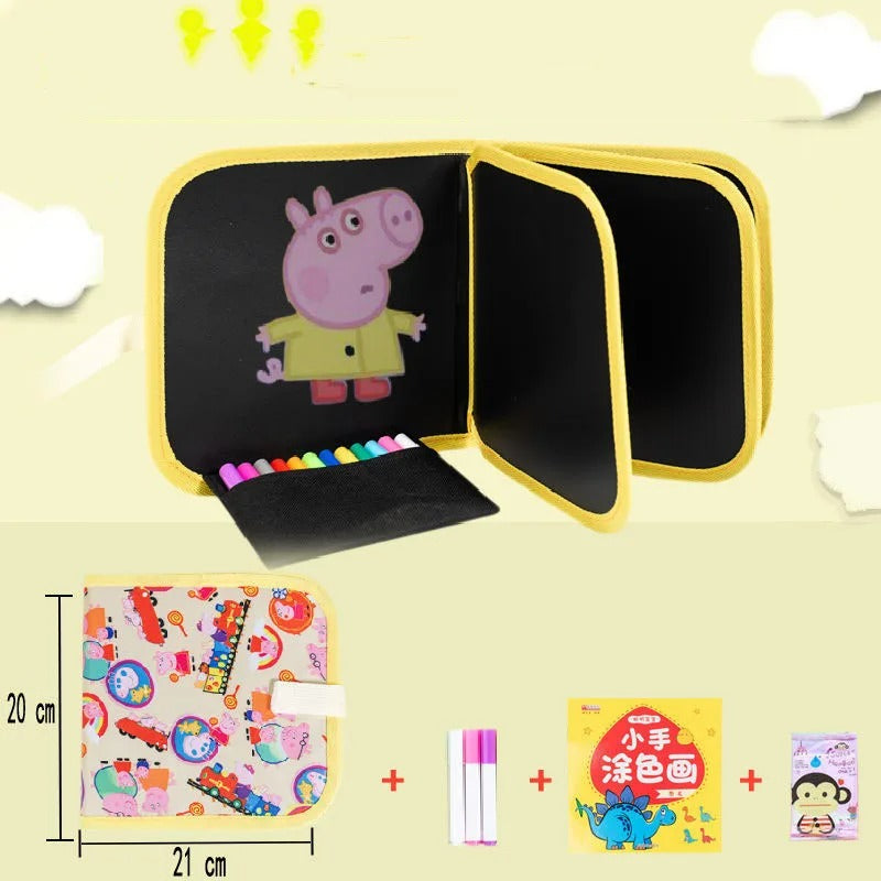 Erasable Doodle Magic Blackboard Book