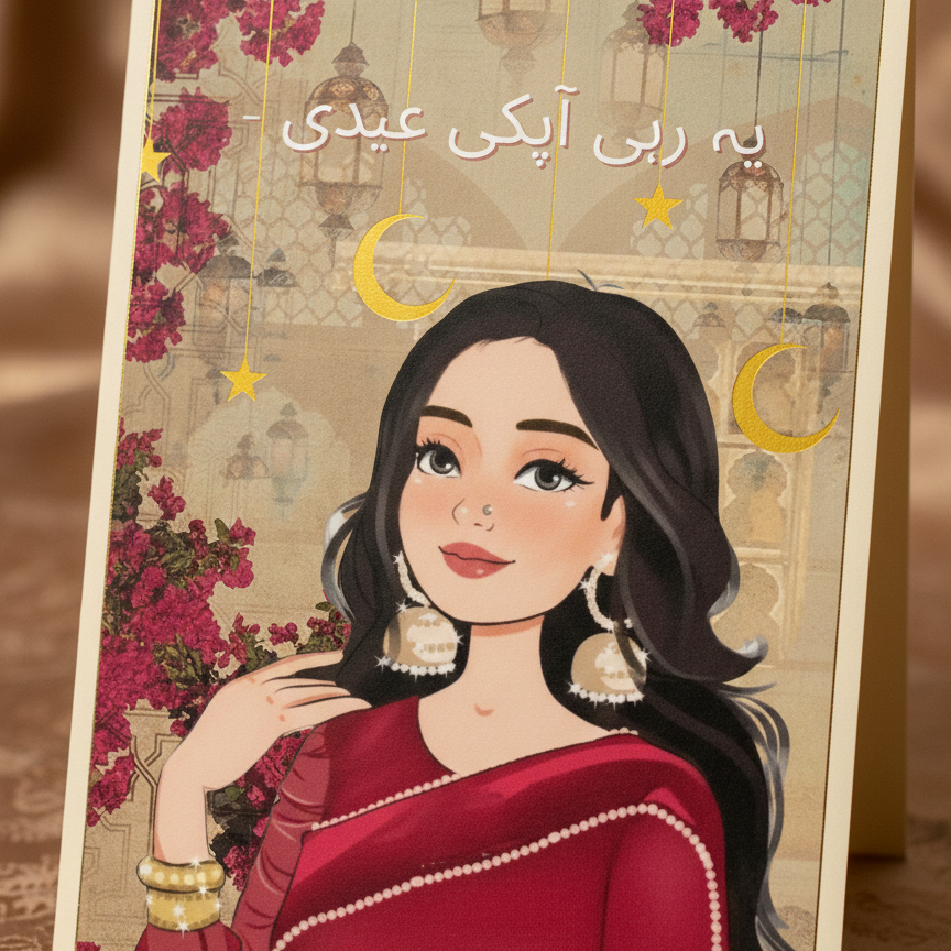 Eid Cards - Pack of 9 Pieces