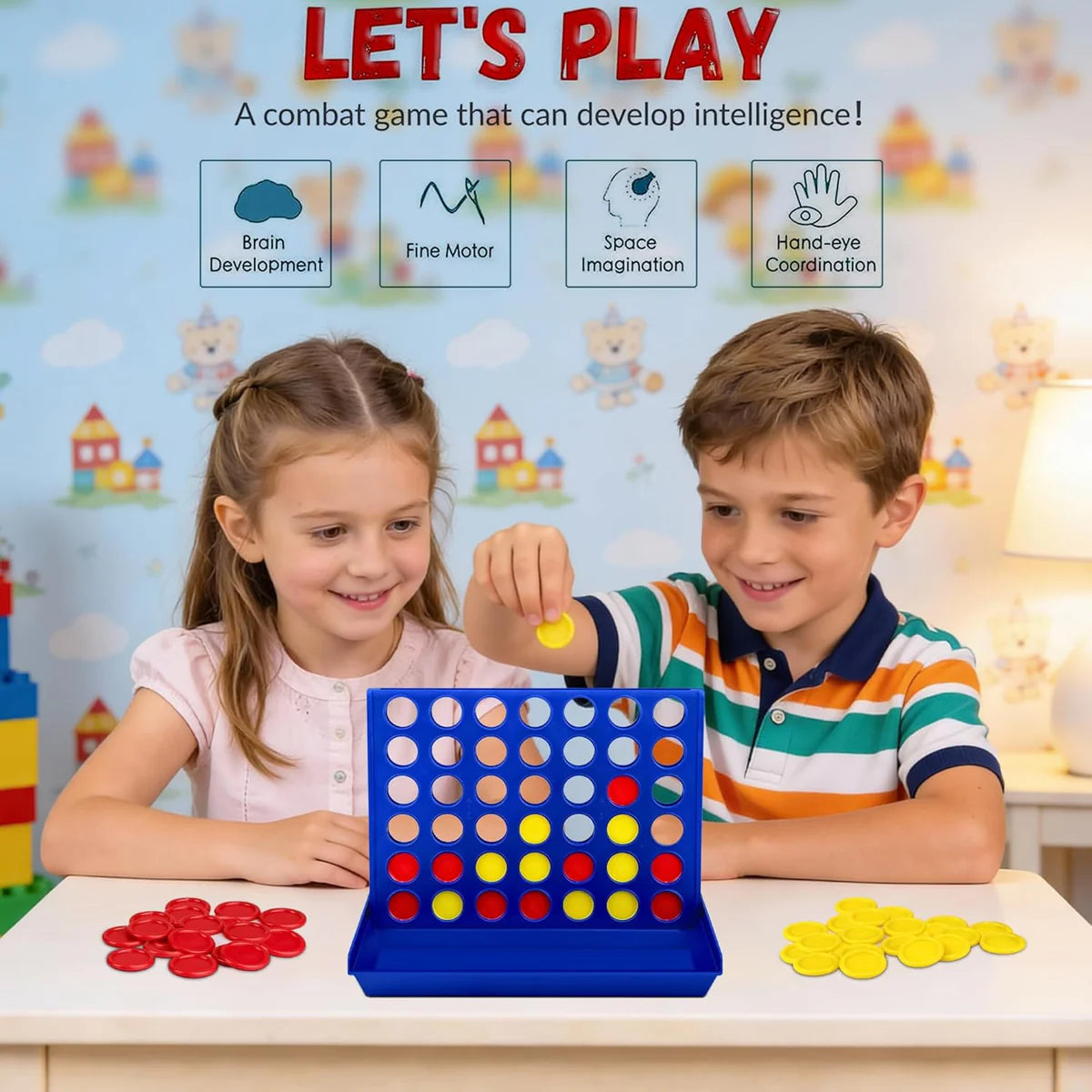 Four Connect Travel Board Game