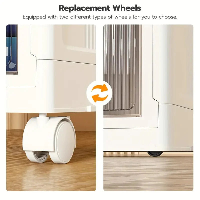 Kids Transparent Storage Rack
